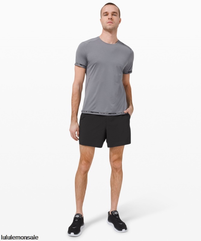 Lululemon Deutschland DELULU862 | Lululemon Deutschland Black Pace Breaker Linerless Short 5